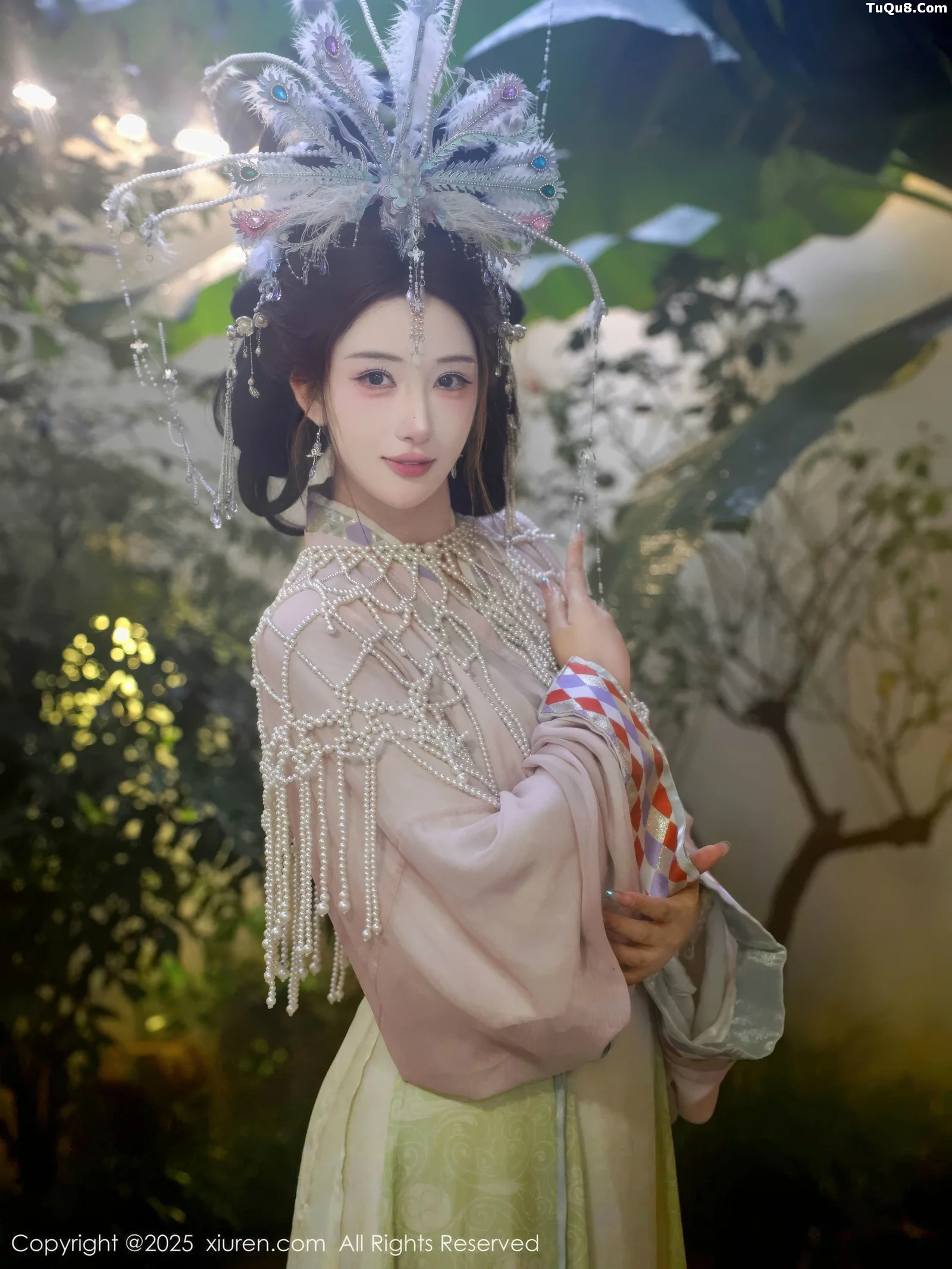 金允希Yuki性感浅色古装薄纱服饰秀丰腴身材迷人绝美写真76P 4
