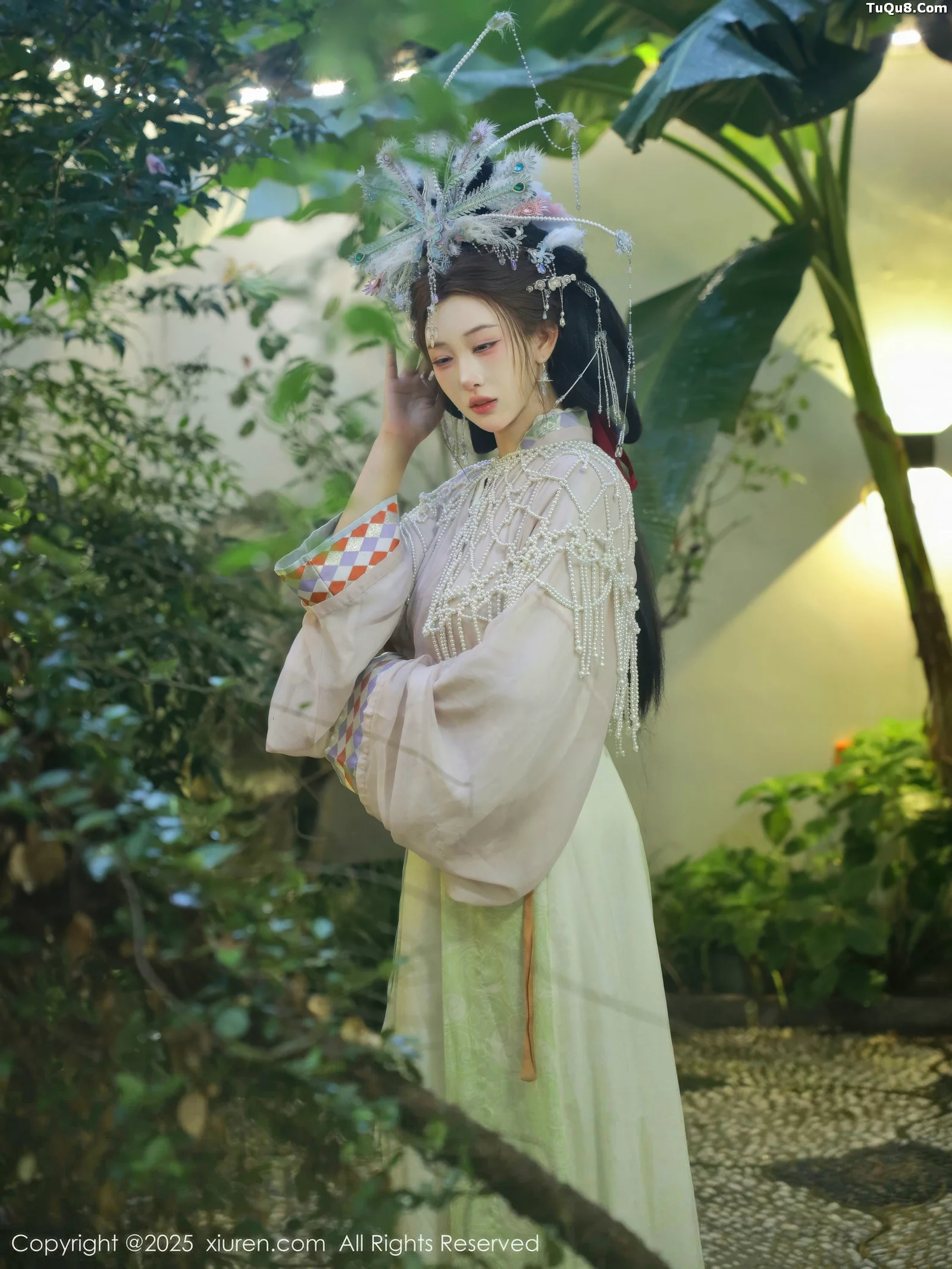 金允希Yuki性感浅色古装薄纱服饰秀丰腴身材迷人绝美写真76P 7